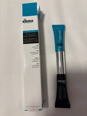 Dr. Brandt Dual-Ended Lip Plumpfix in Turquoise and Black